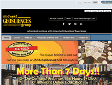 Tablet Screenshot of midwestgeo.com
